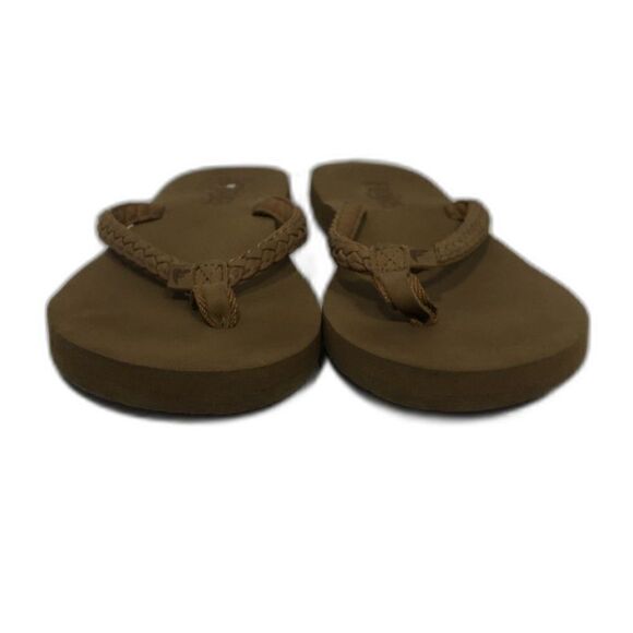 FLOJOS Sandals Women's Size 6.5 Brown Braided Flip Flop Thong - Picture 5 of 10